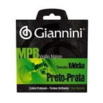 Ficha técnica e caractérísticas do produto Encordoamento Giannini Genwbs para Violão - Nylon - Preto e Prata