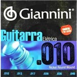 Ficha técnica e caractérísticas do produto Encordoamento GIANNINI Guitarra 010 GEEGST10