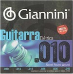 Ficha técnica e caractérísticas do produto Encordoamento Giannini Guitarra GEEGST10 Cordas 010