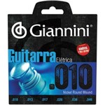 Ficha técnica e caractérísticas do produto Encordoamento Giannini P/ Guitarra -- .010 -- GEEGST10 - .010-.046