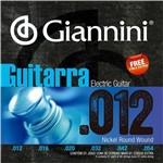 Ficha técnica e caractérísticas do produto Encordoamento Giannini P Guitarra Geegst12 Media Pesada .012-.052 (Niquel)