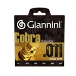 Ficha técnica e caractérísticas do produto Encordoamento Giannini P/ Violão Aço Cobra GEEFLK 11/52 - EC0226