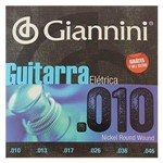 Ficha técnica e caractérísticas do produto Encordoamento Guitarra .010 Giannini GEEGST10