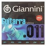 Ficha técnica e caractérísticas do produto Encordoamento Guitarra .011 Giannini GEEGST11