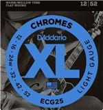 Ficha técnica e caractérísticas do produto Encordoamento Guitarra D'Addario Chromes 012 - ECG25