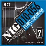 Ficha técnica e caractérísticas do produto Encordoamento Guitarra Nig 7 Cordas 010 - N71