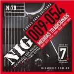 Ficha técnica e caractérísticas do produto Encordoamento Guitarra Nig 7 Cordas 09 - N70