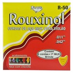 Ficha técnica e caractérísticas do produto Encordoamento Inox para Violão com Chenilha - Rouxinol