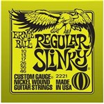 Ficha técnica e caractérísticas do produto Encordoamento para Guitarra Ernie Ball Regular Slinky 010046 2221