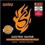 Ficha técnica e caractérísticas do produto Encordoamento para Guitarra Solez 010