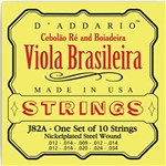Ficha técnica e caractérísticas do produto Encordoamento para Viola Brasileira J82a D`addario
