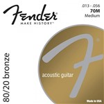 Ficha técnica e caractérísticas do produto Encordoamento para Violão Aço 0.013 70M Bronze - Fender - Fender