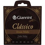 Ficha técnica e caractérísticas do produto Encordoamento para Violão GENWPM Série Clássico Nylon Média - Giannini - Giannini