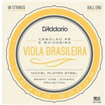 Ficha técnica e caractérísticas do produto Encordoamento Viola Brasileira Cebolão Ré/Boiadeira EJ82A - DAddario - DAddario