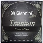 Ficha técnica e caractérísticas do produto Encordoamento Violão Nylon Giannini Titanium Média GENWTM