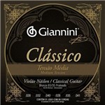 Ficha técnica e caractérísticas do produto Encordoamento Violão Nylon Média Giannini Clássico Genwpm
