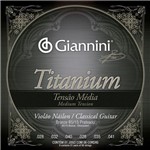 Ficha técnica e caractérísticas do produto Encordoamento Violão Nylon Média Giannini Titanium Genwtm