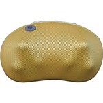 Ficha técnica e caractérísticas do produto Encosto Massageador Shiatsu Color Pillow Amarelo Bivolt - Relaxmedic