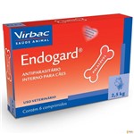 Ficha técnica e caractérísticas do produto ENDOGARD - para Cães Até 2,5kg- Cx C/6 Compr. - Virbac