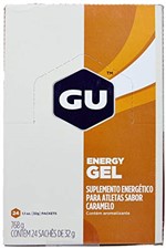 Ficha técnica e caractérísticas do produto Energy Gel 24 Sachês 32g Caramelo, GU