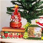 Ficha técnica e caractérísticas do produto Enfeite de Mesa Árvore de Madeira Musical - Orb Christmas
