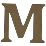 Ficha técnica e caractérísticas do produto Enfeite de Mesa Letra M 18cm X 18mm Madeira MDF
