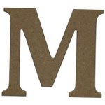 Ficha técnica e caractérísticas do produto Enfeite de Mesa Letra M 24cm X 18mm Madeira MDF