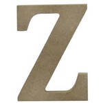 Ficha técnica e caractérísticas do produto Enfeite de Mesa Letra "Z" 24cm X 18mm - Madeira MDF
