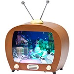 Ficha técnica e caractérísticas do produto Enfeite de Mesa Luz LED - Natal TV Vintage - Christmas Traditions