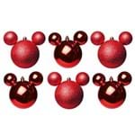 Ficha técnica e caractérísticas do produto Enfeite de Natal Bolas do Mickey Vermelhas - Disney