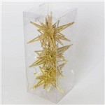 Ficha técnica e caractérísticas do produto Enfeite de Natal Ref 1319 Estrela Dourada