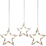Ficha técnica e caractérísticas do produto Enfeite Estrelas Iluminadas com 10 Peças 127v - Christmas Traditions