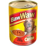 Enlatado para Cães Adultos Sabor Carne 280g - Baw Waw