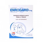 Ficha técnica e caractérísticas do produto Enrogard 15 Mg Antimicrobiano para Cães e Gatos Labgard 10 Comprimidos