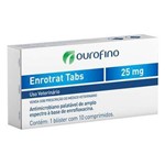 Ficha técnica e caractérísticas do produto Enrotrat Tabs - 10 Comprimidos de 25mg - Ouro Fino