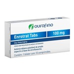 Ficha técnica e caractérísticas do produto Enrotrat Tabs 100mg - Ourofino - 10 Comprimidos