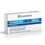 Ficha técnica e caractérísticas do produto Enrotrat Tabs Ourofino 10 Comprimidos de 200mg