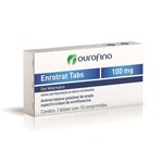 Ficha técnica e caractérísticas do produto Enrotrat Tabs Ourofino 10 Comprimidos de 100mg