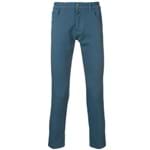 Ficha técnica e caractérísticas do produto Entre Amis Calça Jeans Slim Cropped - Azul