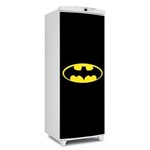 Ficha técnica e caractérísticas do produto Envelopamento de Geladeira Porta Batman Logo 150X60cm