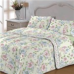 Ficha técnica e caractérísticas do produto Enxoval Cama Casal Elba 5 Peças Verde Claro - Camesa