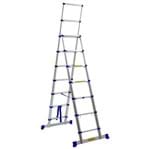 Ficha técnica e caractérísticas do produto Escada 6 Degraus Telescópica Alumínio Mor