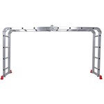 Ficha técnica e caractérísticas do produto Escada 8 em 1 Art Aluminio 4x4 - Worker