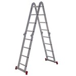 Ficha técnica e caractérísticas do produto Escada Articulada 13 em 1 Botafogo – 4x4 16 Degraus