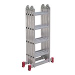 Ficha técnica e caractérísticas do produto Escada Articulada 13 em 1 de Aluminio 4x4 Degraus - Botafogo