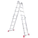 Ficha técnica e caractérísticas do produto Escada Articulada 4x4 Alumínio 13 em 1 com 4,51m Botafogo