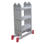 Ficha técnica e caractérísticas do produto Escada Articulada Alumínio Botafogo 4x3 Degraus