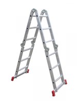 Ficha técnica e caractérísticas do produto Escada Articulada de Alumínio 12 Degraus Botafogo 13 em 1