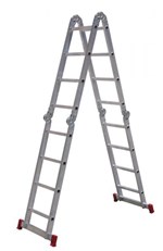 Ficha técnica e caractérísticas do produto Escada Articulada de Alumínio 16 Degraus Botafogo 13 em 1
