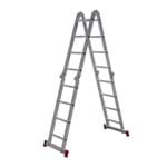 Ficha técnica e caractérísticas do produto Escada Articulada em Alumínio 16 Degraus 4X4 Botafogo Esc0293